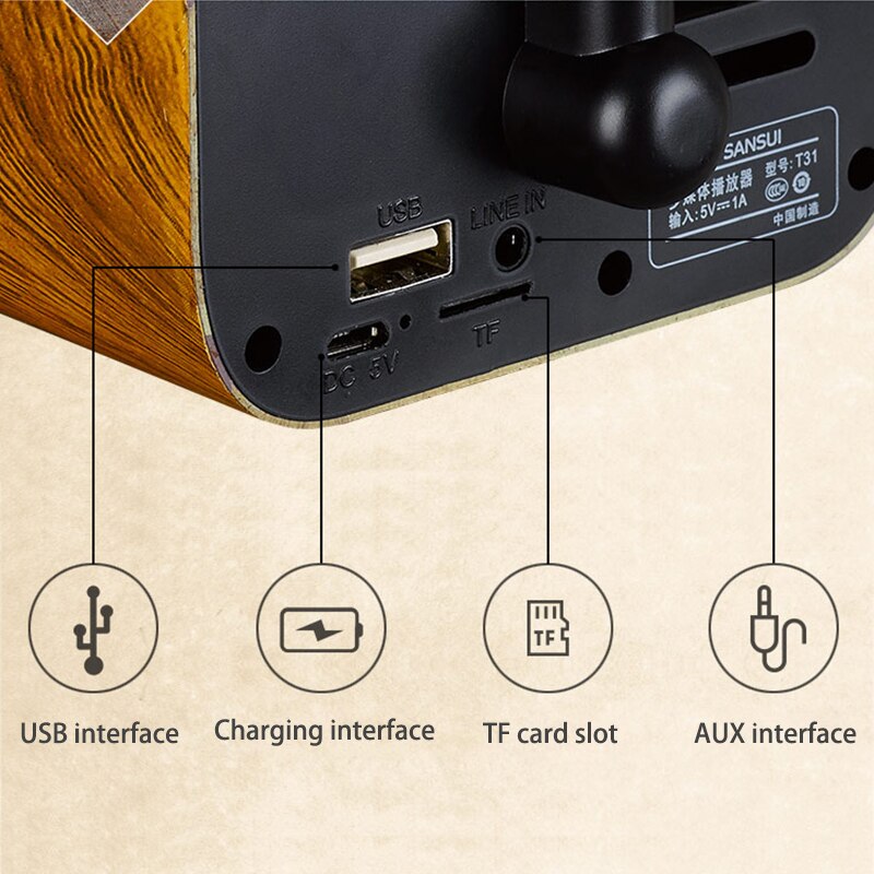 Wooden Bluetooth Speaker