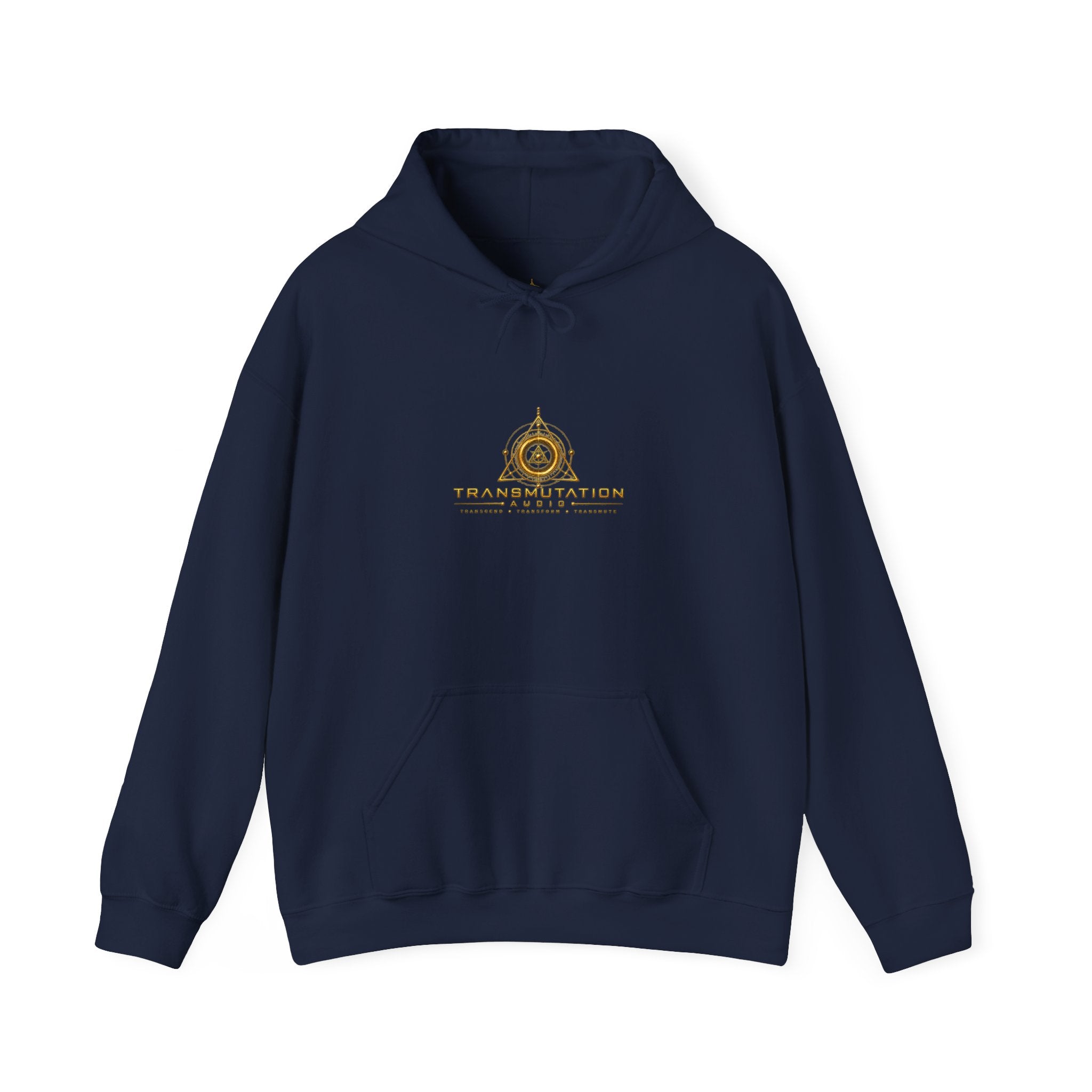 Transmutation Studio Alchemy Hoodie — Gold Swirl Graphic Hooded Sweatshirt