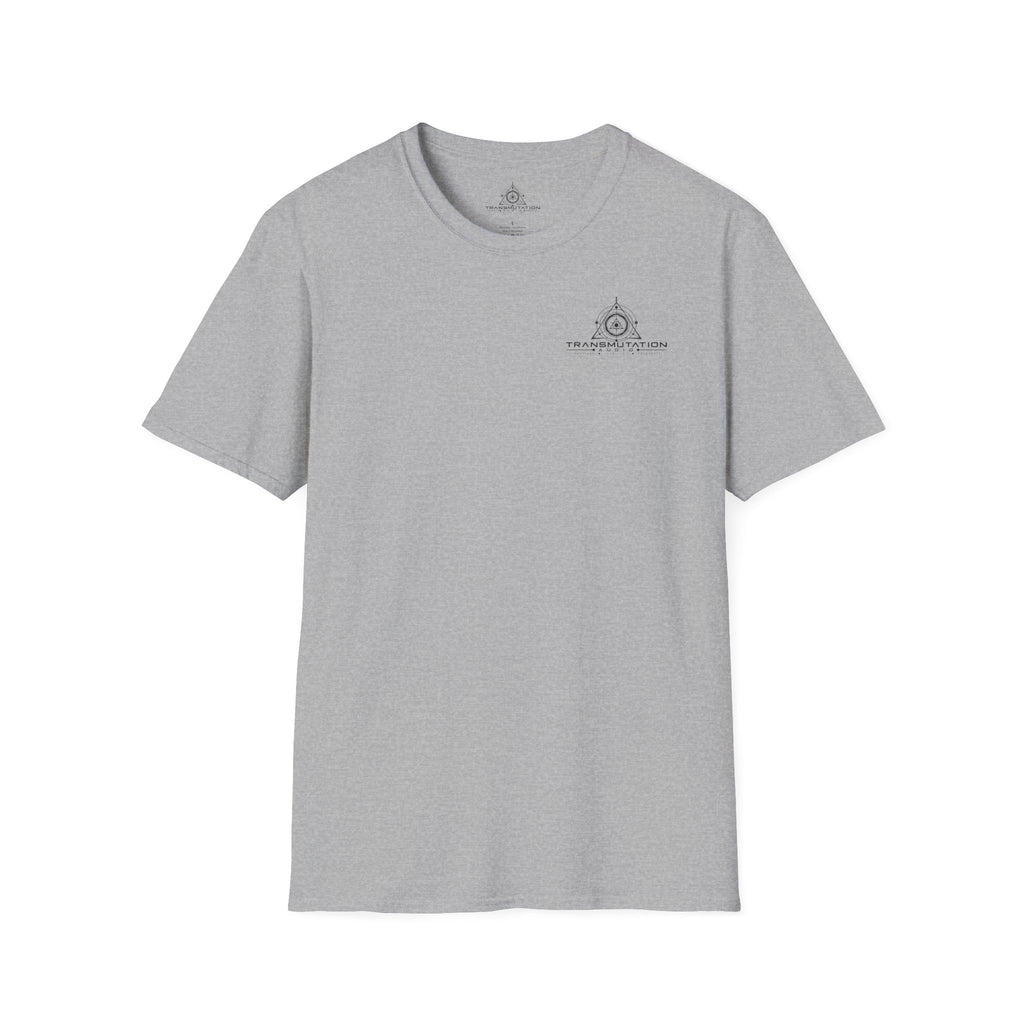 Transmutation Minimal Logo T-Shirt — Spiritual Geometry Tee