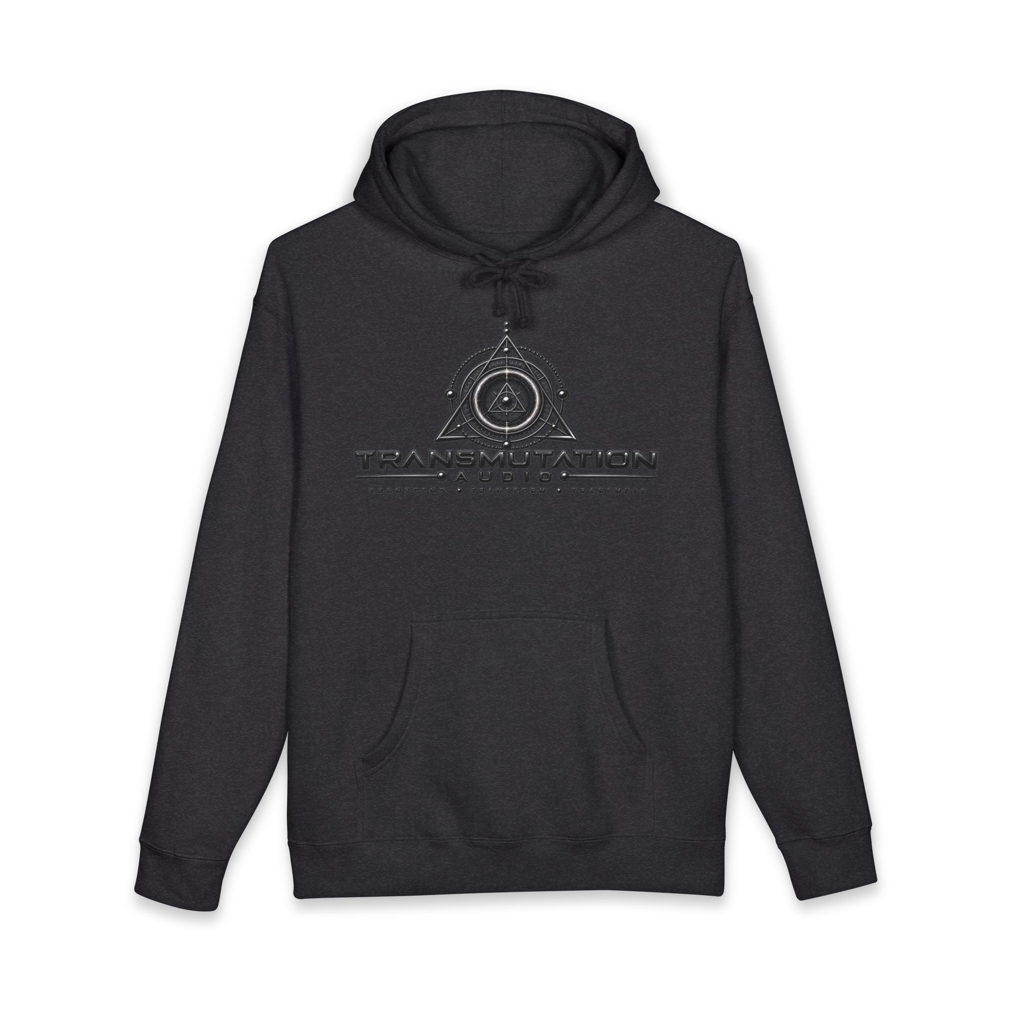Transmutation Audio Logo Hoodie — Minimalist Music Brand Pullover
