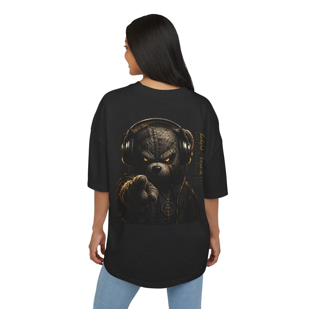 Bear DJ Graphic Tee — 'ECU-CY77' Streetwear T-Shirt