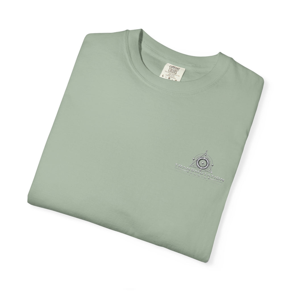 Minimal Compass Logo T-Shirt — Small Chest Graphic, Nautical Adventure Tee