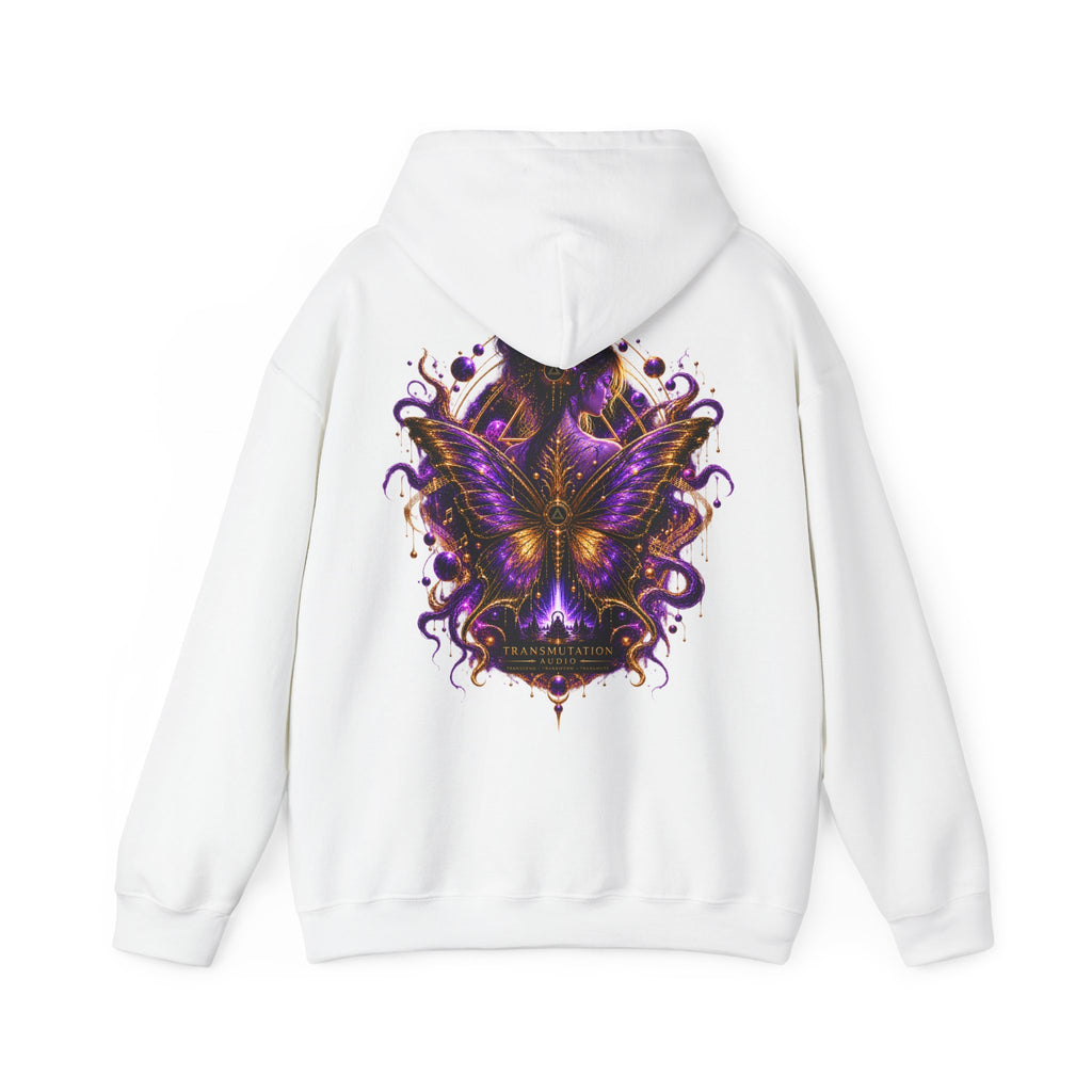 Butterfly Tranformation Hoodie — Purple Gothic Butterfly Backprint Sweatshirt
