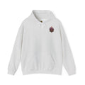 Butterfly Mandala Hoodie — Purple Gold Decorative Butterfly Back Print