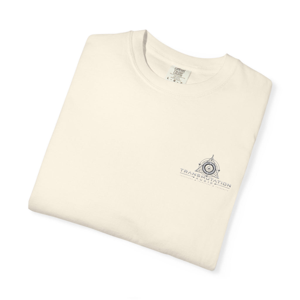 Minimal Compass Logo T-Shirt — Small Chest Graphic, Nautical Adventure Tee