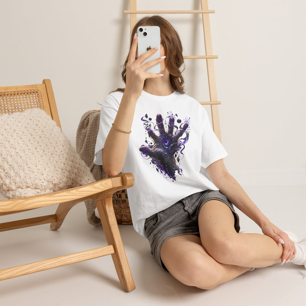 Mystic Purple Hand Graphic T shirt