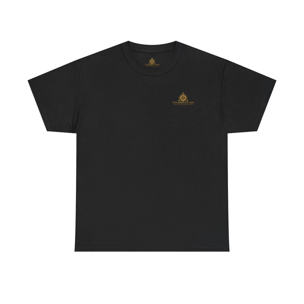 Graphic Tee — Dark Teddy Bear Night Scene with 'Little Monster' Back Print