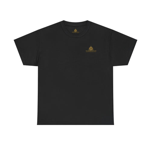 Graphic Tee — Dark Teddy Bear Night Scene with 'Little Monster' Back Print