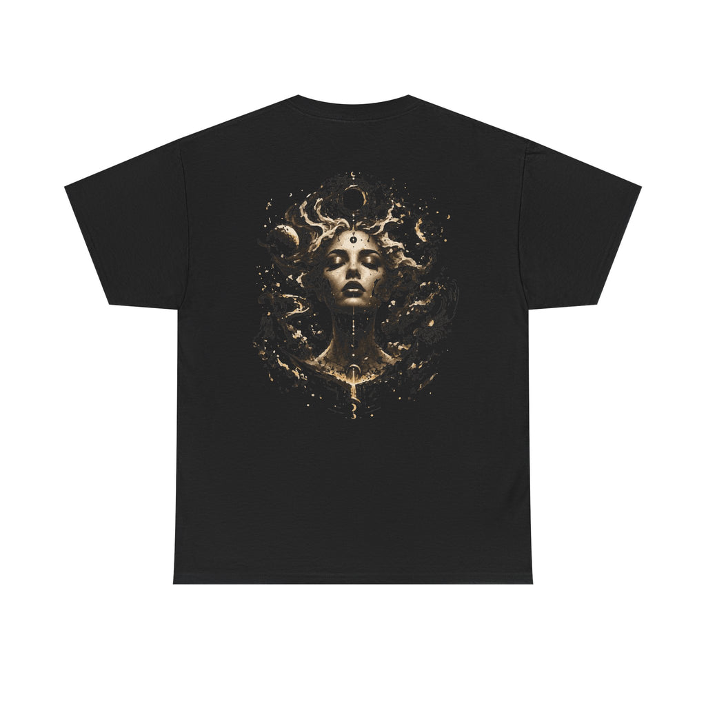 Mythic Medusa Graphic Tee — Dark Goddess Back Print