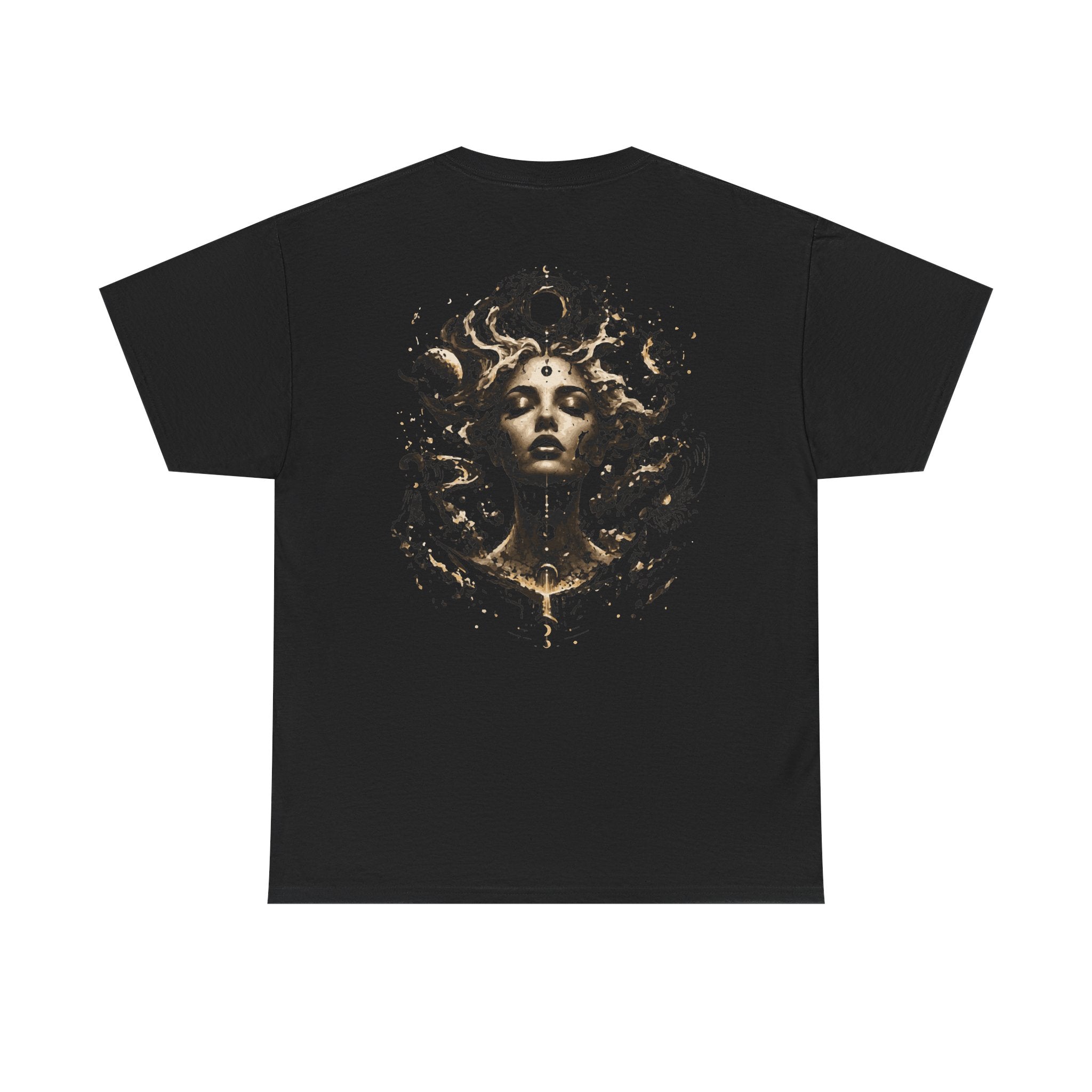 Mythic Medusa Graphic Tee — Dark Goddess Back Print