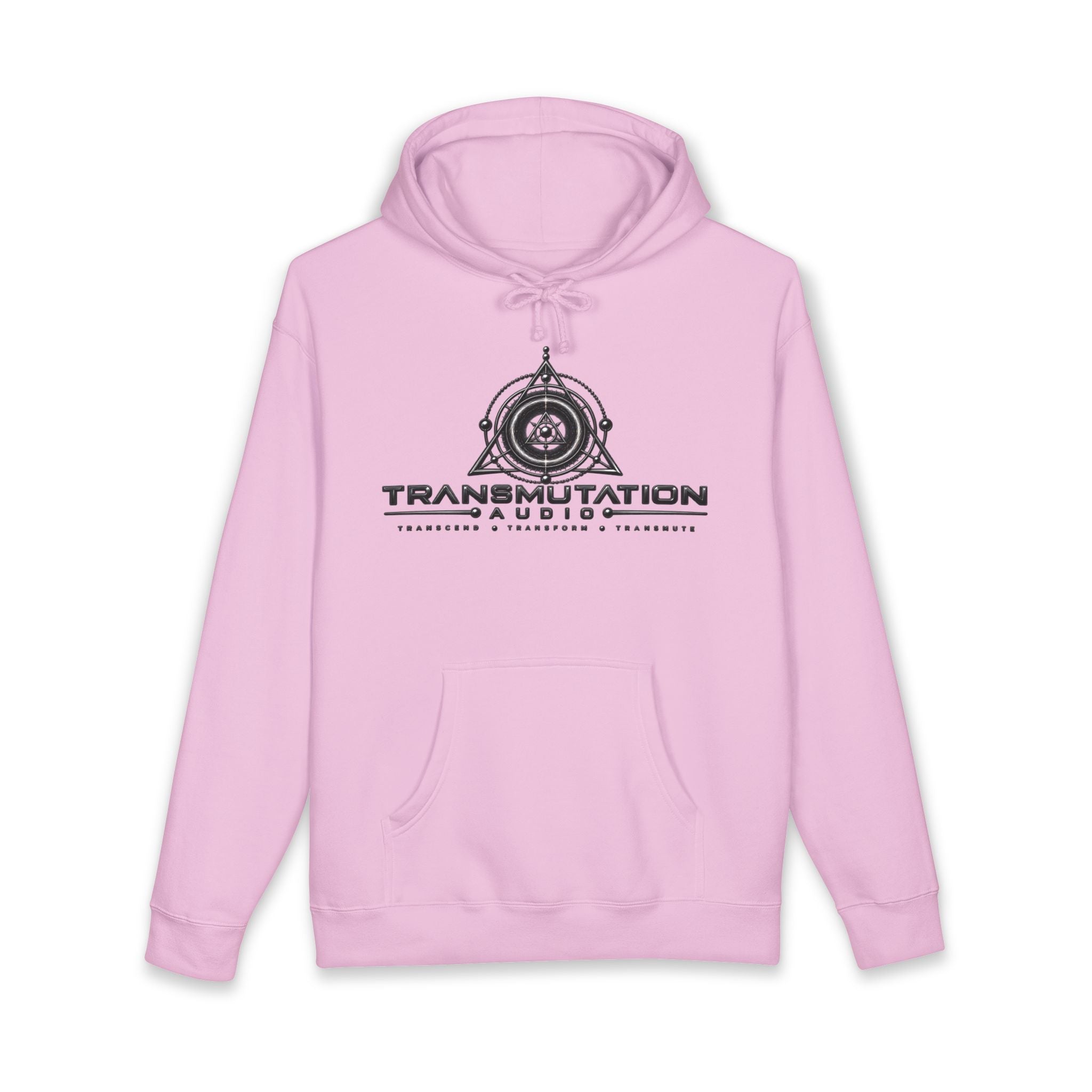 Transmutation Audio Logo Hoodie — Minimalist Music Brand Pullover