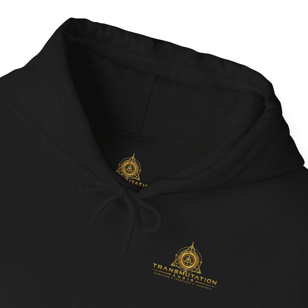 Mystic Musician Hoodie — Surreal Golden Treble Clef Art Sweatshirt