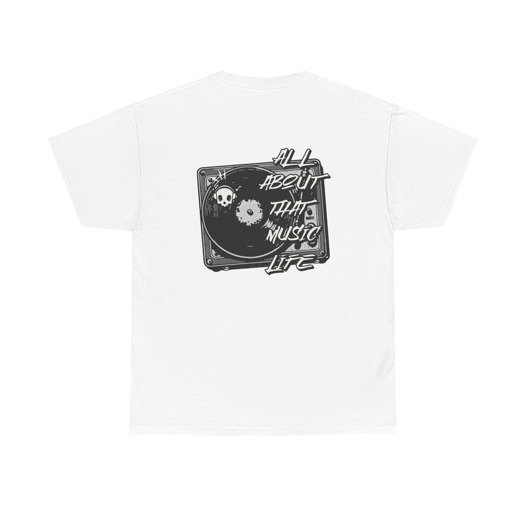 Music Life T-Shirt — "All About That Music Life" Turntable Tee