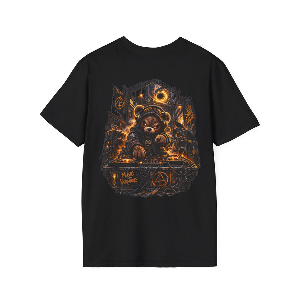 T-Shirt — Minimal Gold 'Transmutation' Alchemy Logo Chest Tee