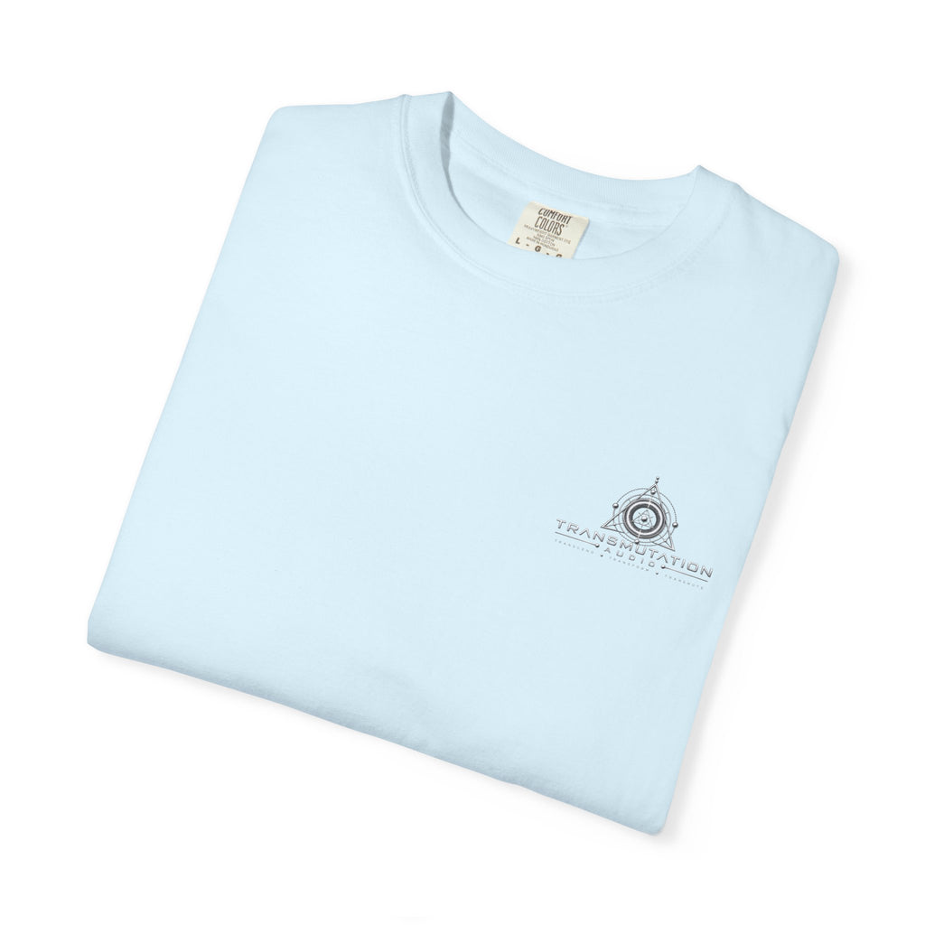Minimal Compass Logo T-Shirt — Small Chest Graphic, Nautical Adventure Tee