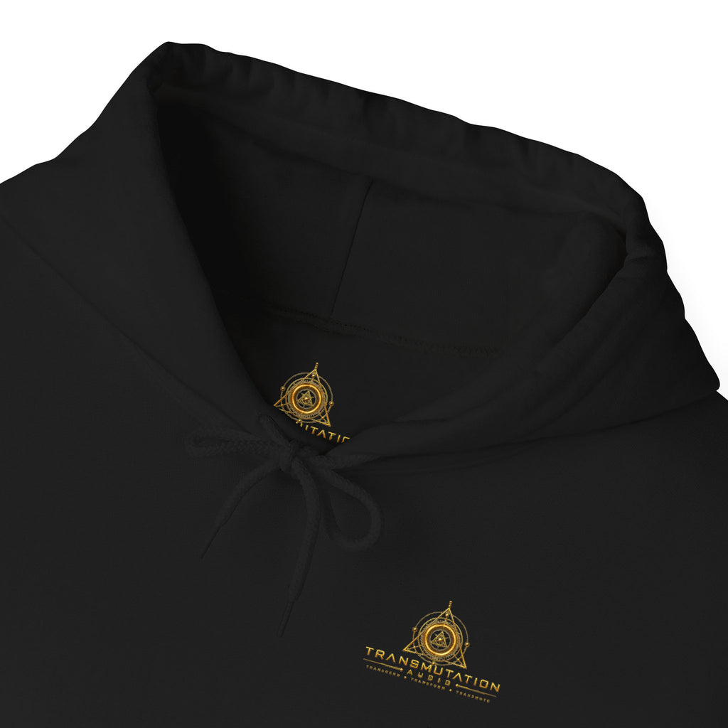 Occult Alchemist Hoodie — Mystical Gold Tarot-Style Backprint
