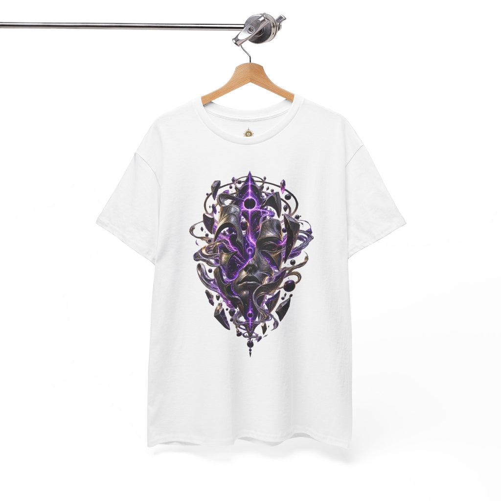 Gothic Occult T Shirt  Dark Mystical Graphic Tee  Purple Psychedelic Alternative Shirt
