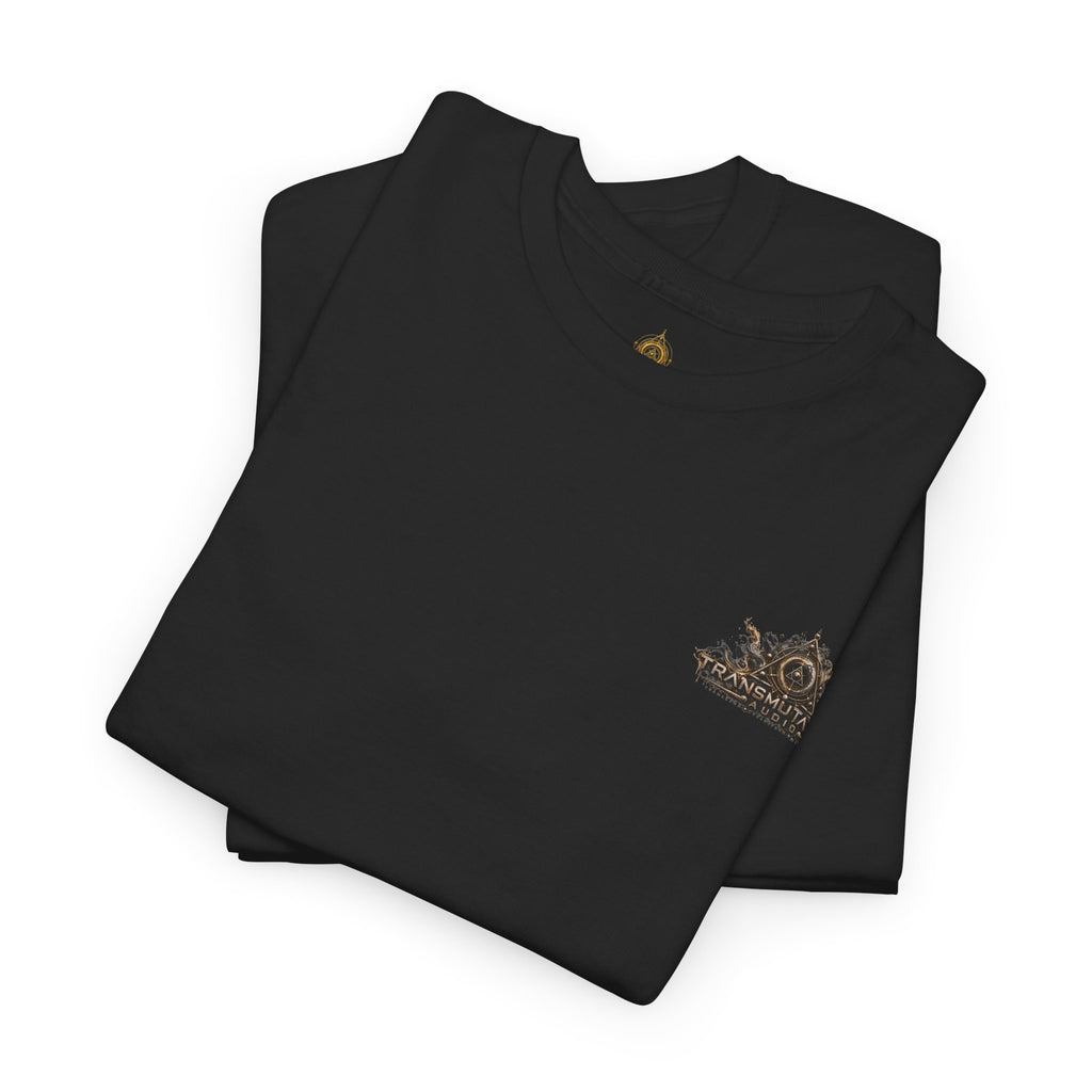 Medusa-Inspired Graphic Tee — Surreal Goddess Art Back Print
