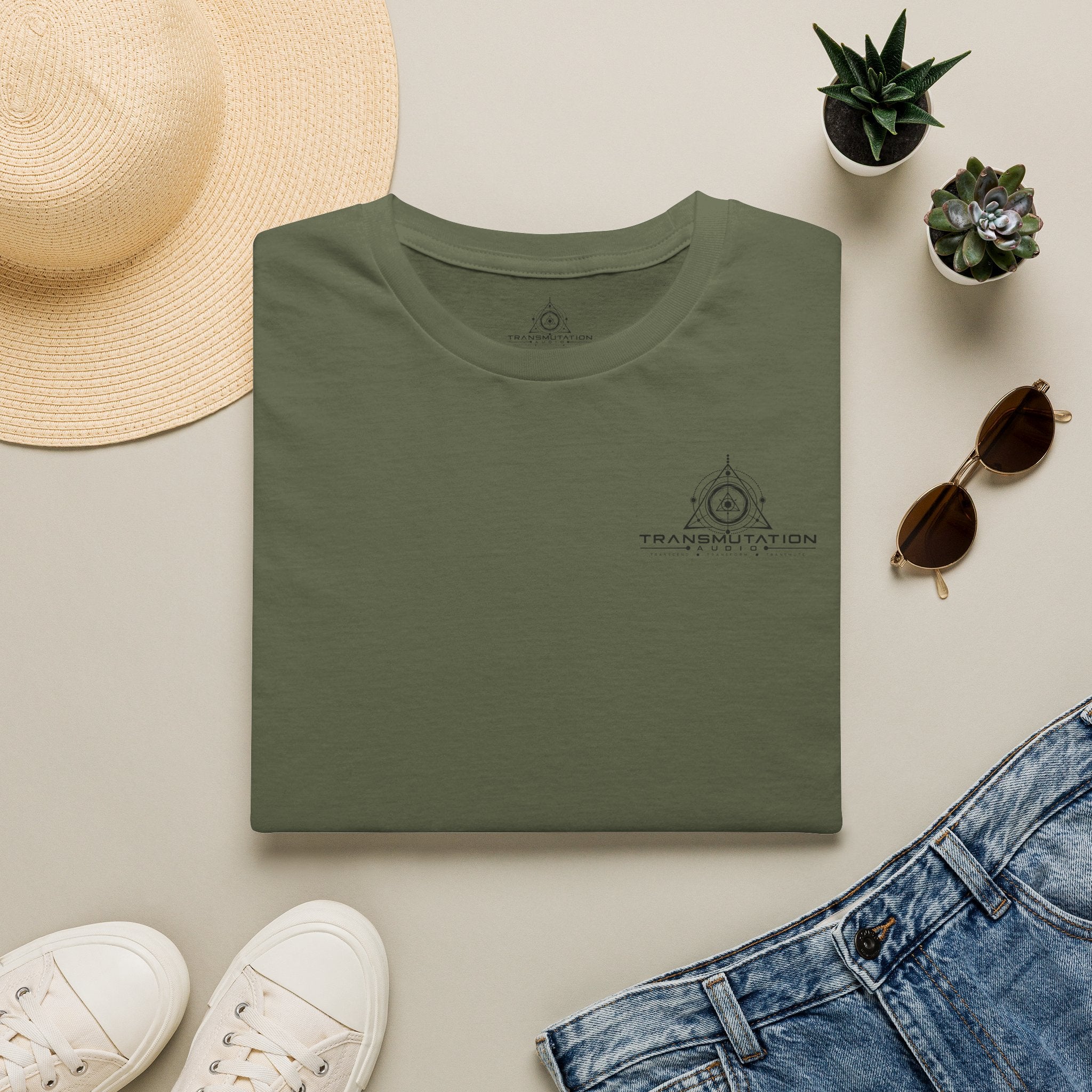 Transmutation Minimal Logo T-Shirt — Spiritual Geometry Tee