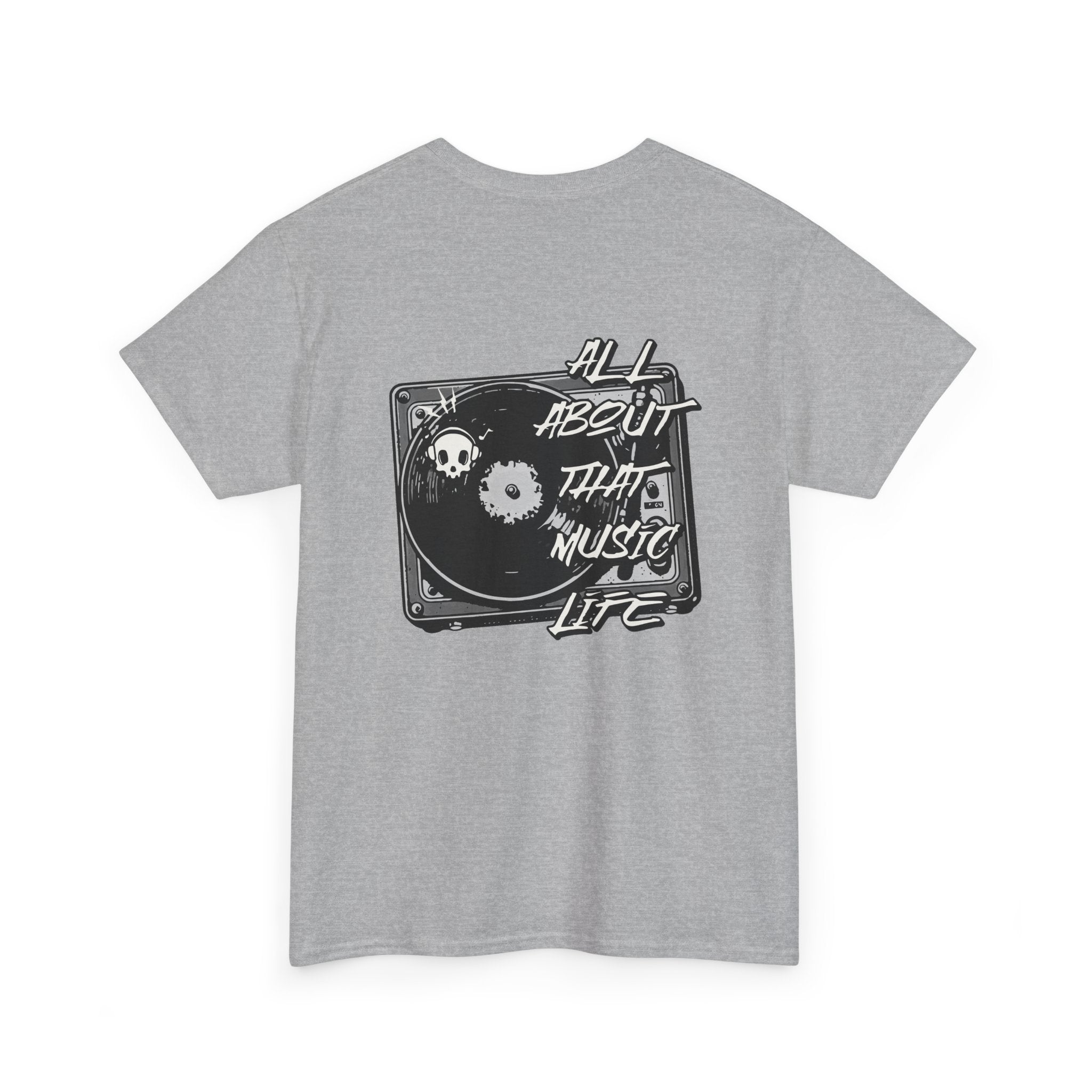 Music Life T-Shirt — "All About That Music Life" Turntable Tee