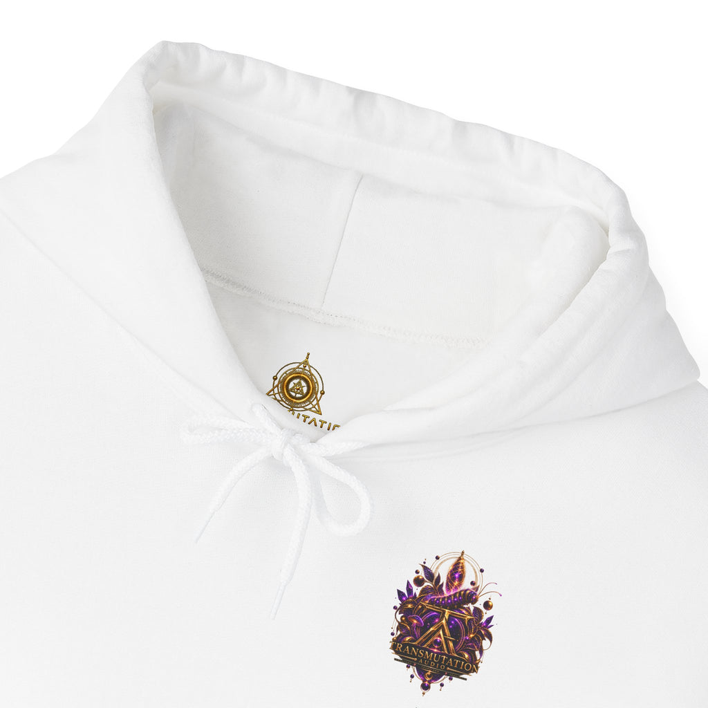 Transmutation Butterfly Hoodie — Mystical Purple Butterfly Graphic Sweatshirt