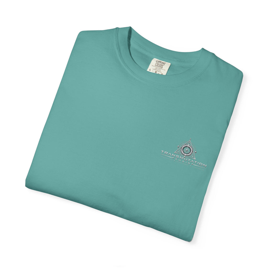 Minimal Compass Logo T-Shirt — Small Chest Graphic, Nautical Adventure Tee