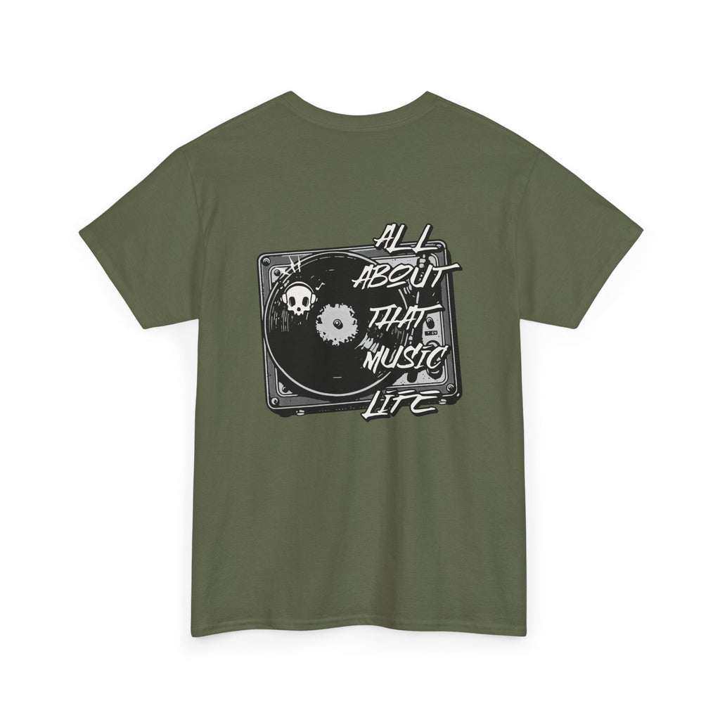 Music Life T-Shirt — "All About That Music Life" Turntable Tee