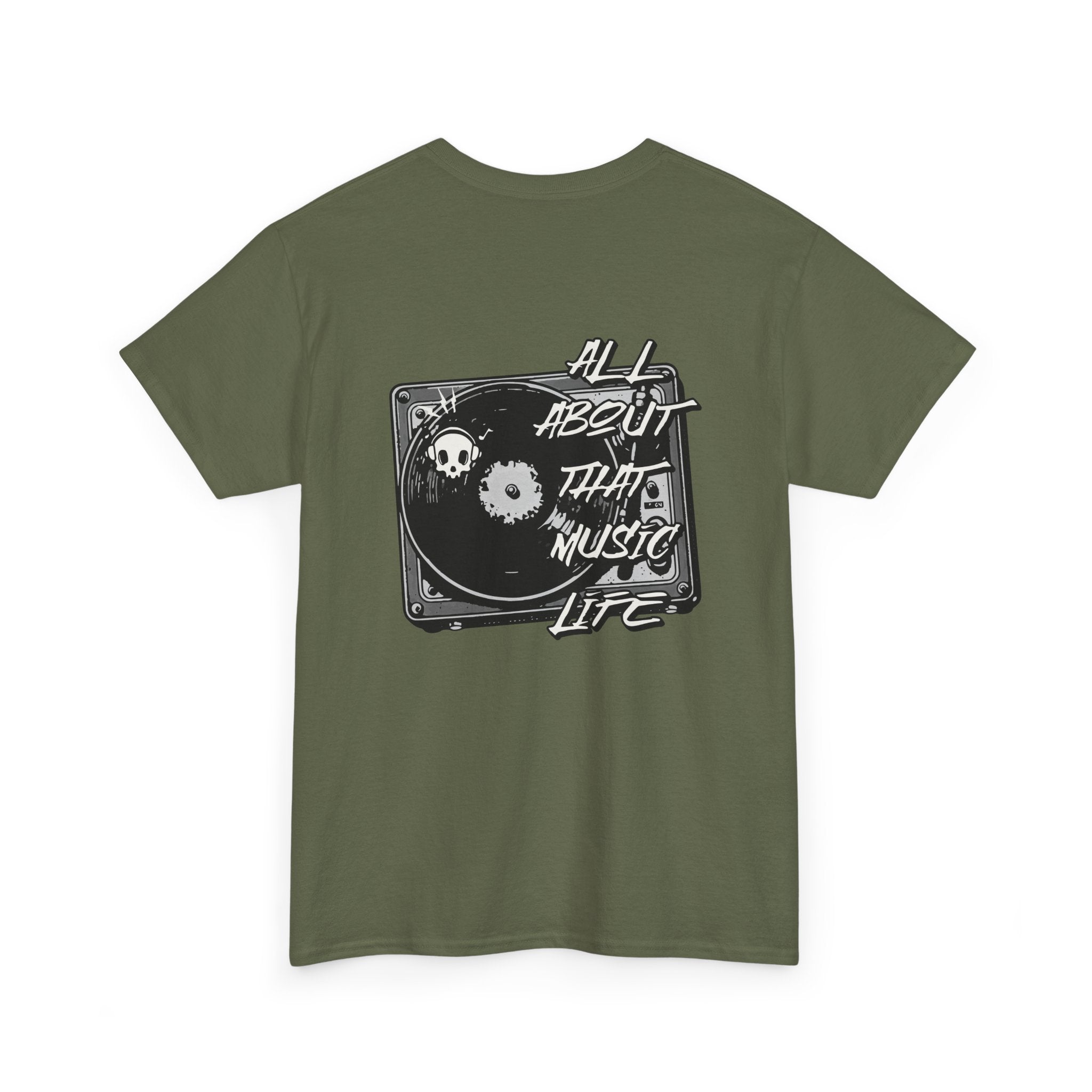 Music Life T-Shirt — "All About That Music Life" Turntable Tee