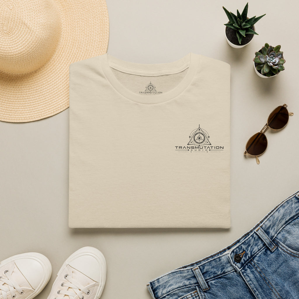 Transmutation Minimal Logo T-Shirt — Spiritual Geometry Tee