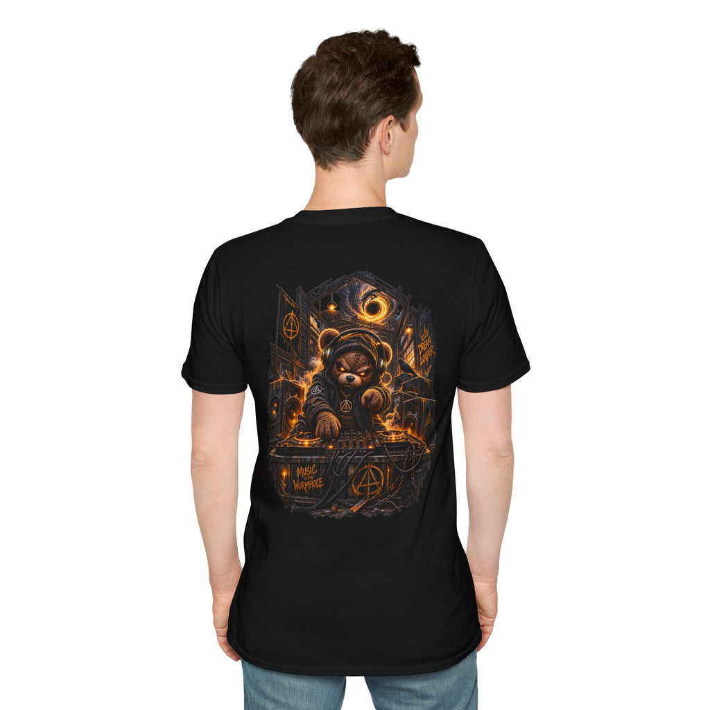 T-Shirt — Minimal Gold 'Transmutation' Alchemy Logo Chest Tee