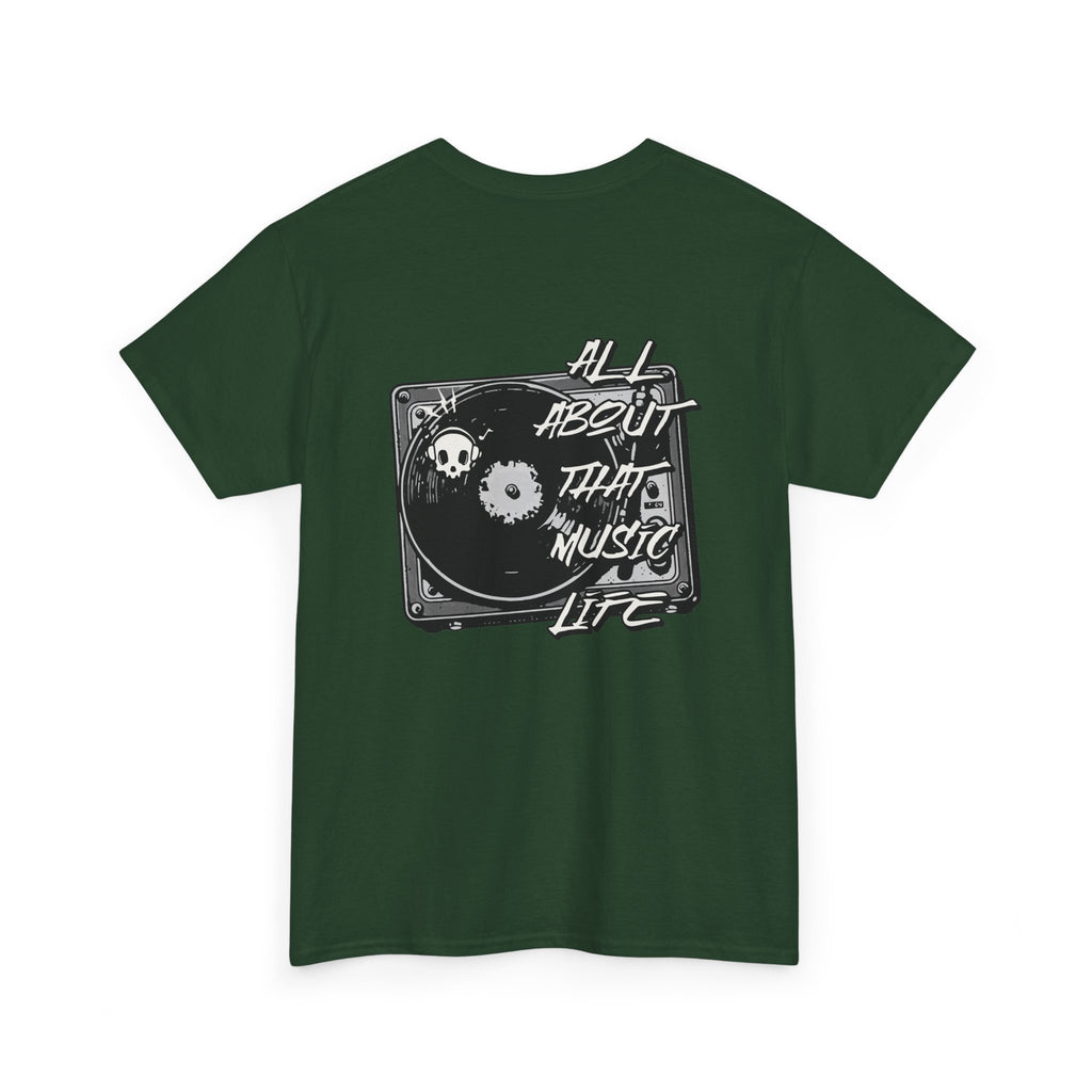 Music Life T-Shirt — "All About That Music Life" Turntable Tee