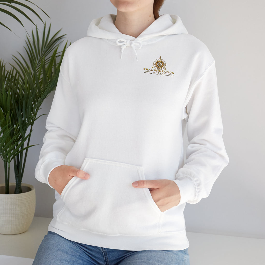 Frequency temple Hoodie geometric Sacred Art Pullover