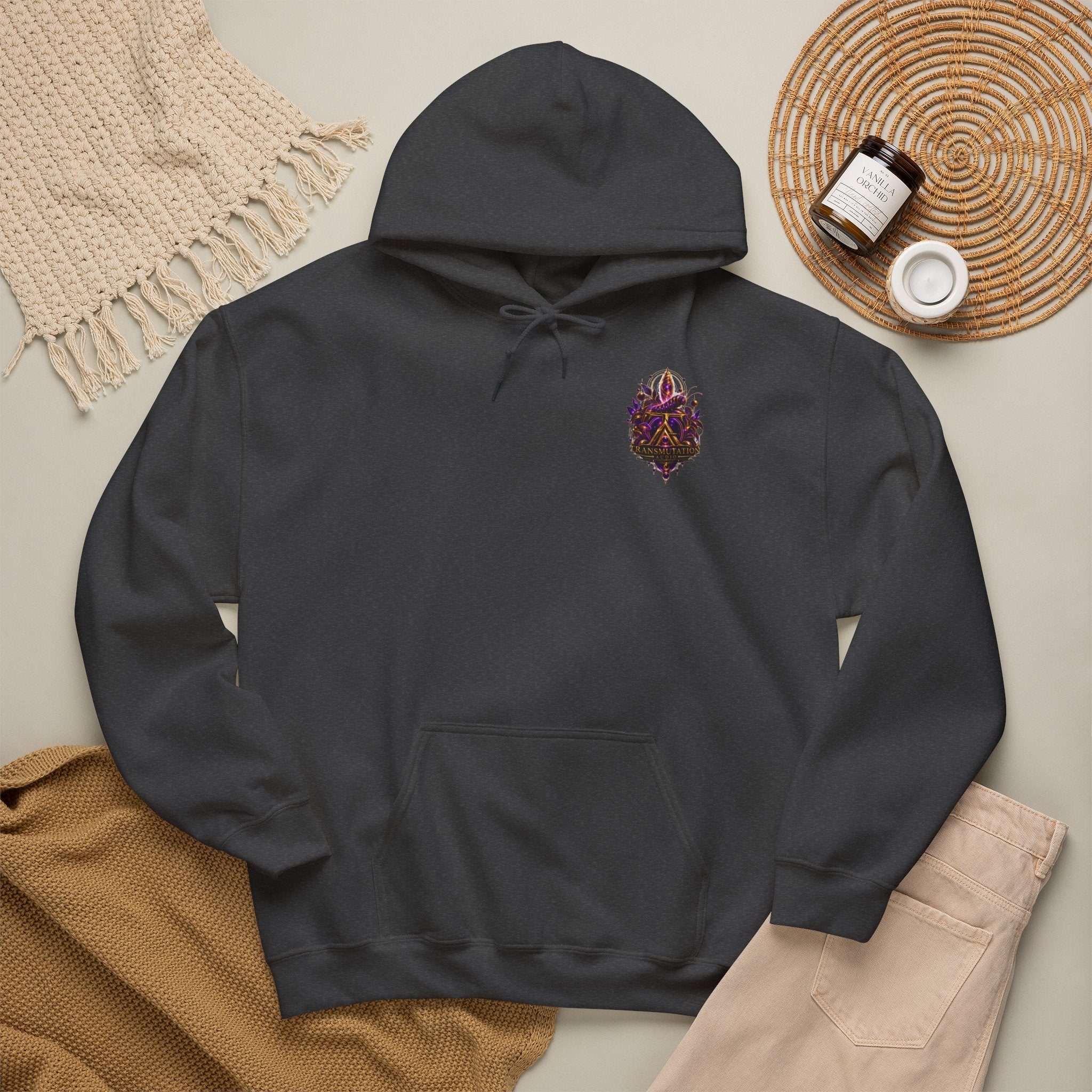 Butterfly Tranformation Hoodie — Purple Gothic Butterfly Backprint Sweatshirt