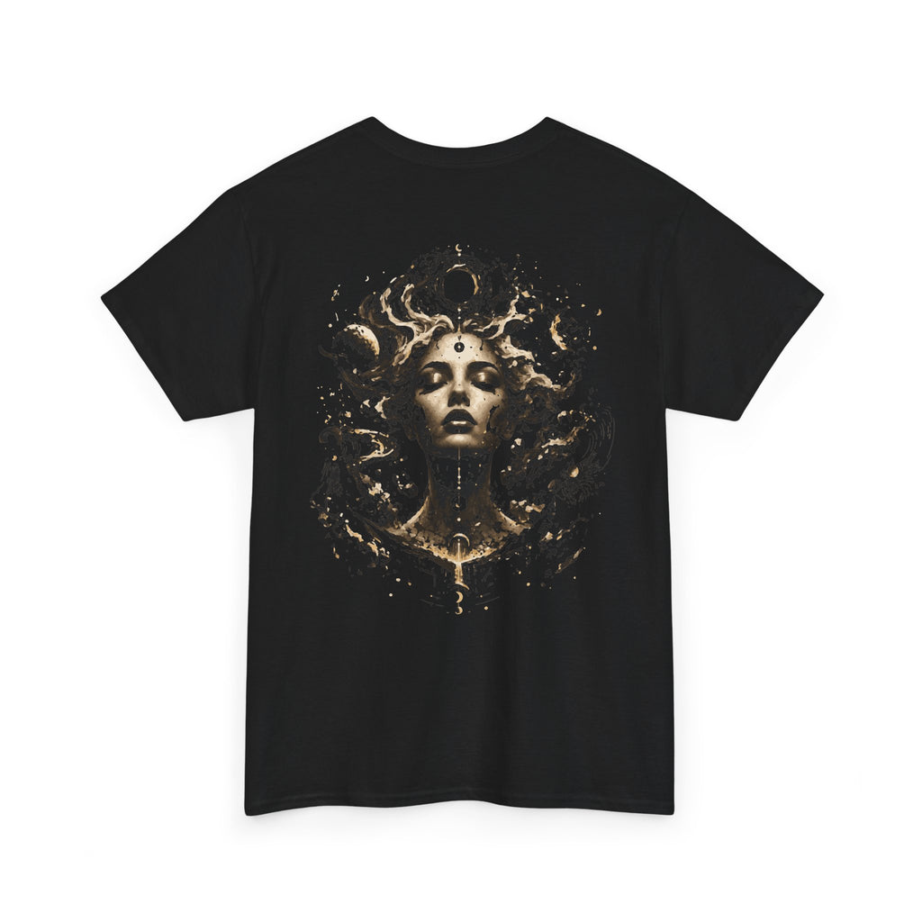 Mythic Medusa Graphic Tee — Dark Goddess Back Print