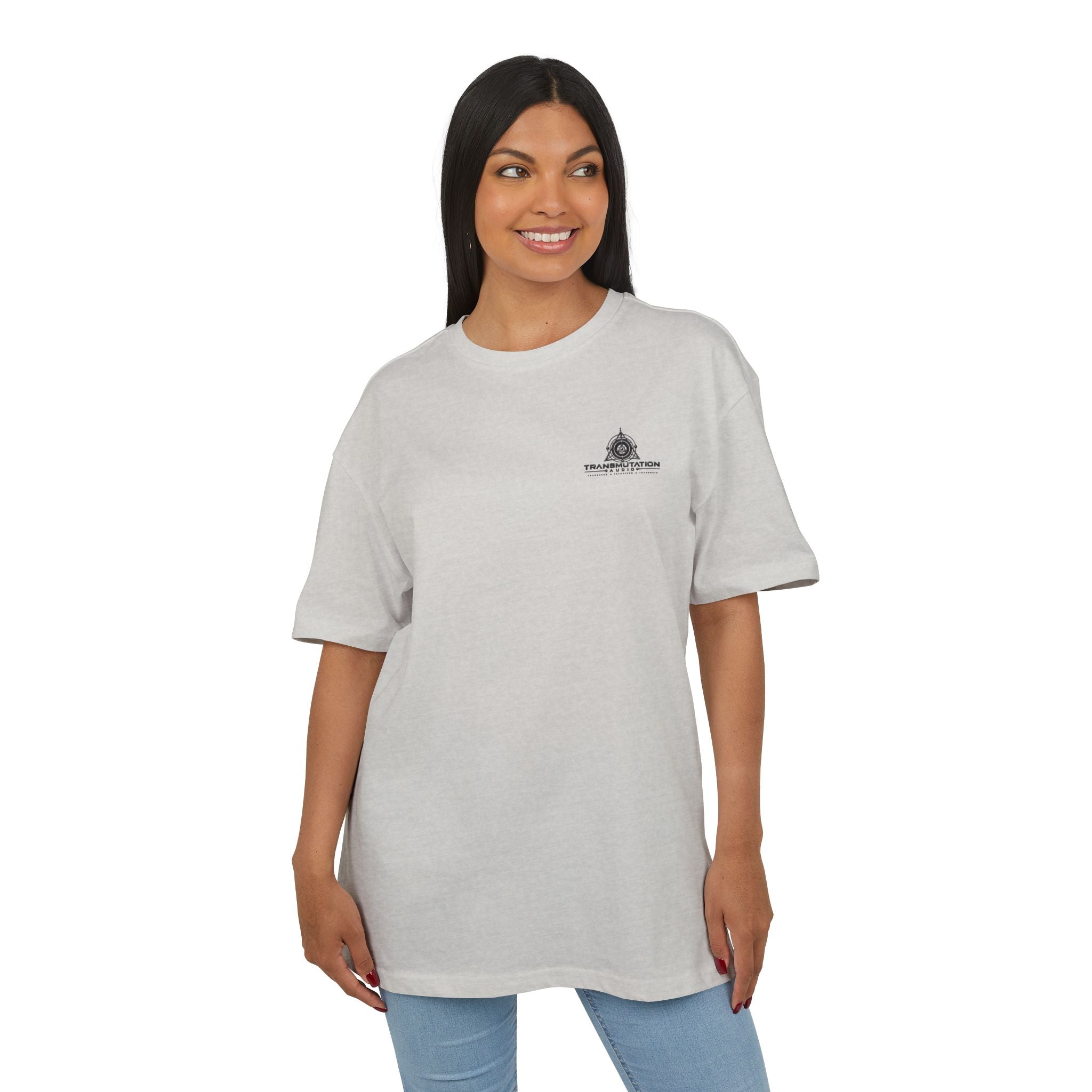 Oversized Tee — Small Chest Crest "Wilderness Explorer" Logo