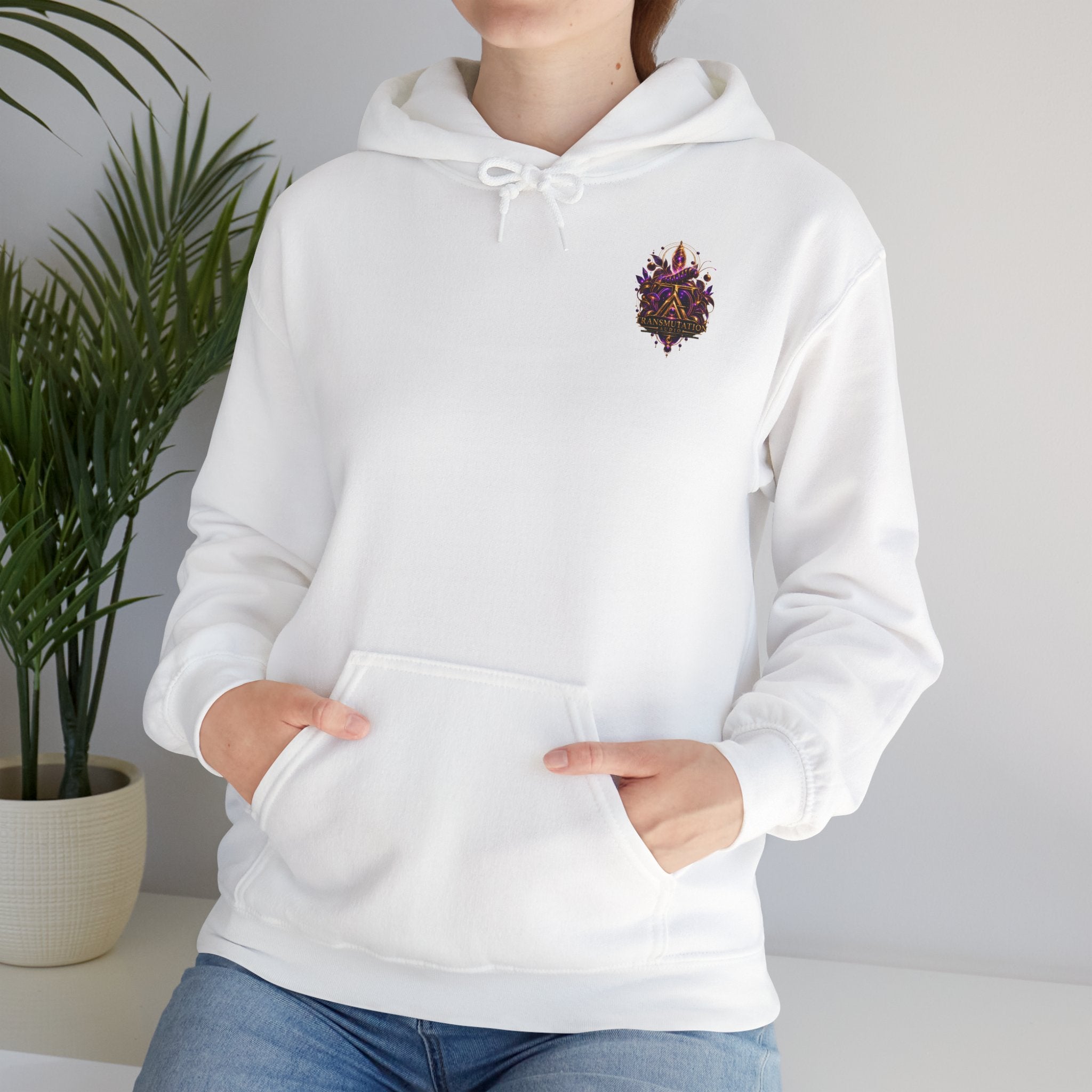 Transmutation Butterfly Hoodie — Mystical Purple Butterfly Graphic Sweatshirt