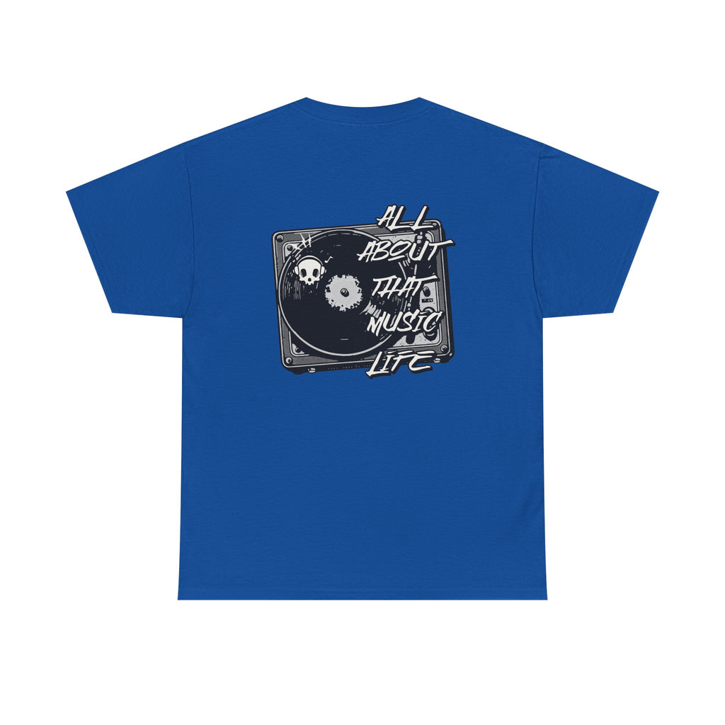 Music Life T-Shirt — "All About That Music Life" Turntable Tee