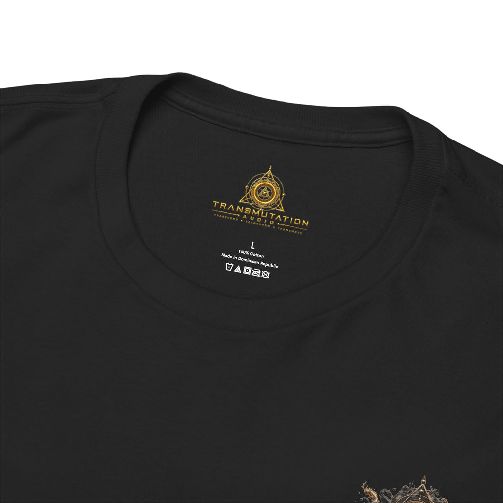 Medusa-Inspired Graphic Tee — Surreal Goddess Art Back Print