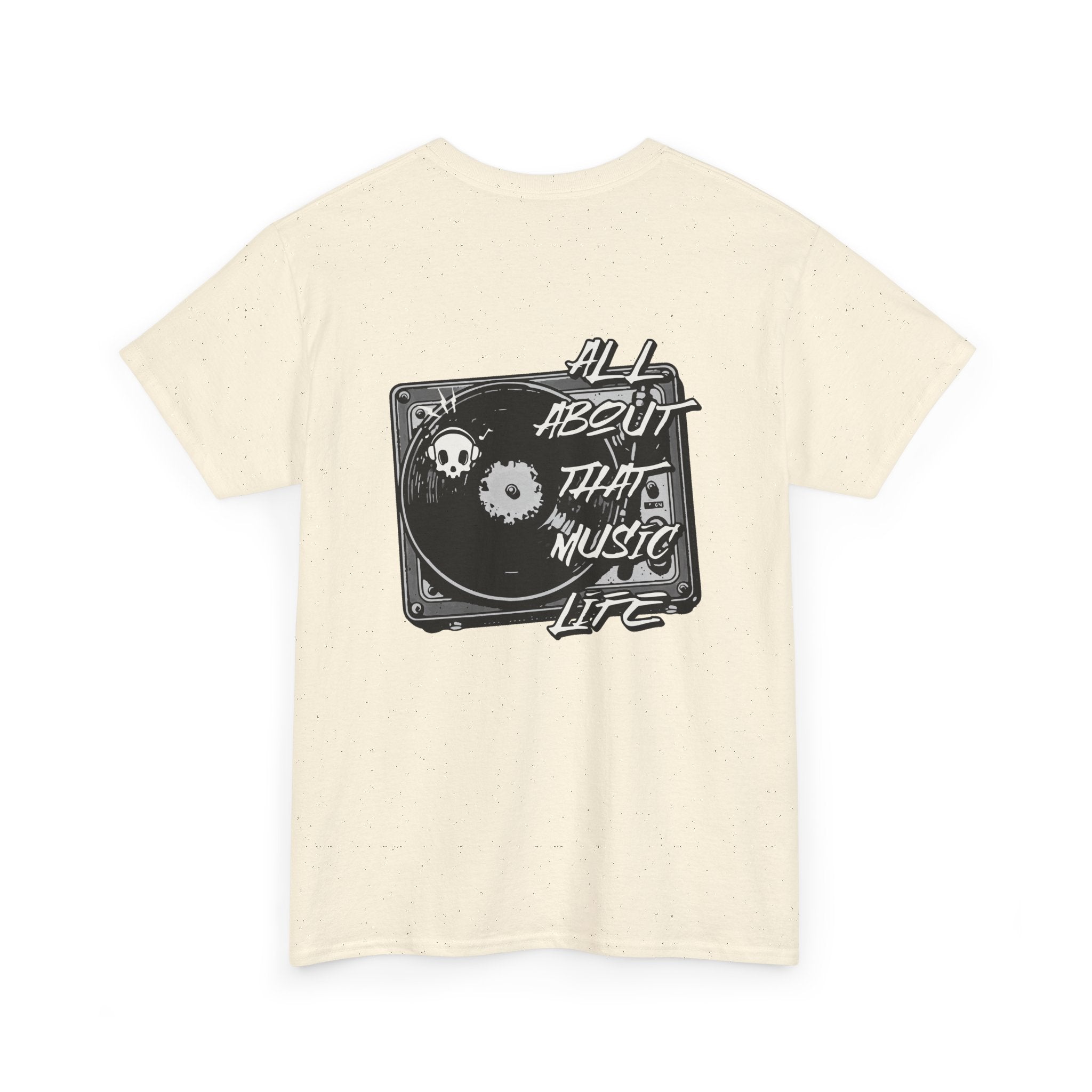 Music Life T-Shirt — "All About That Music Life" Turntable Tee