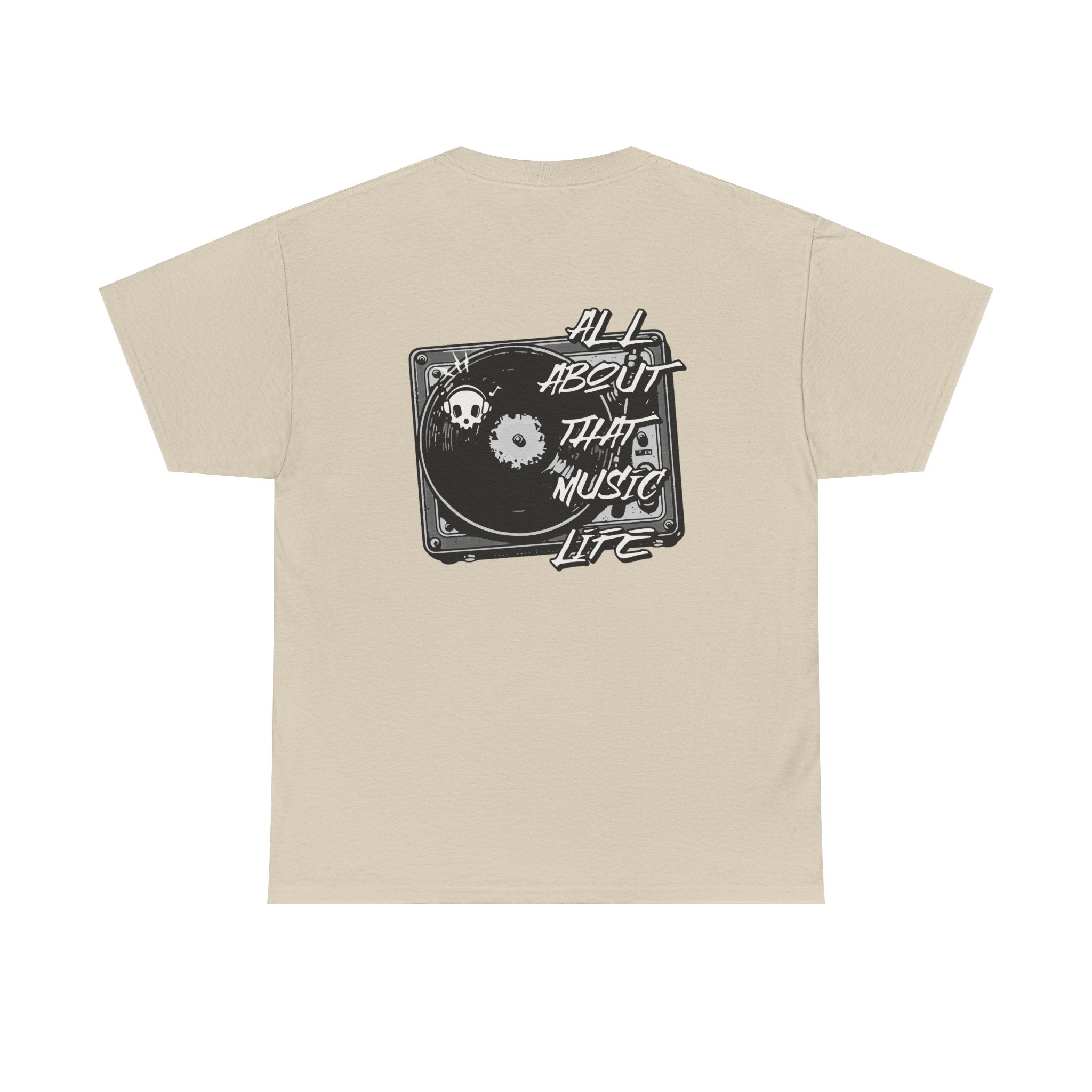 Music Life T-Shirt — "All About That Music Life" Turntable Tee