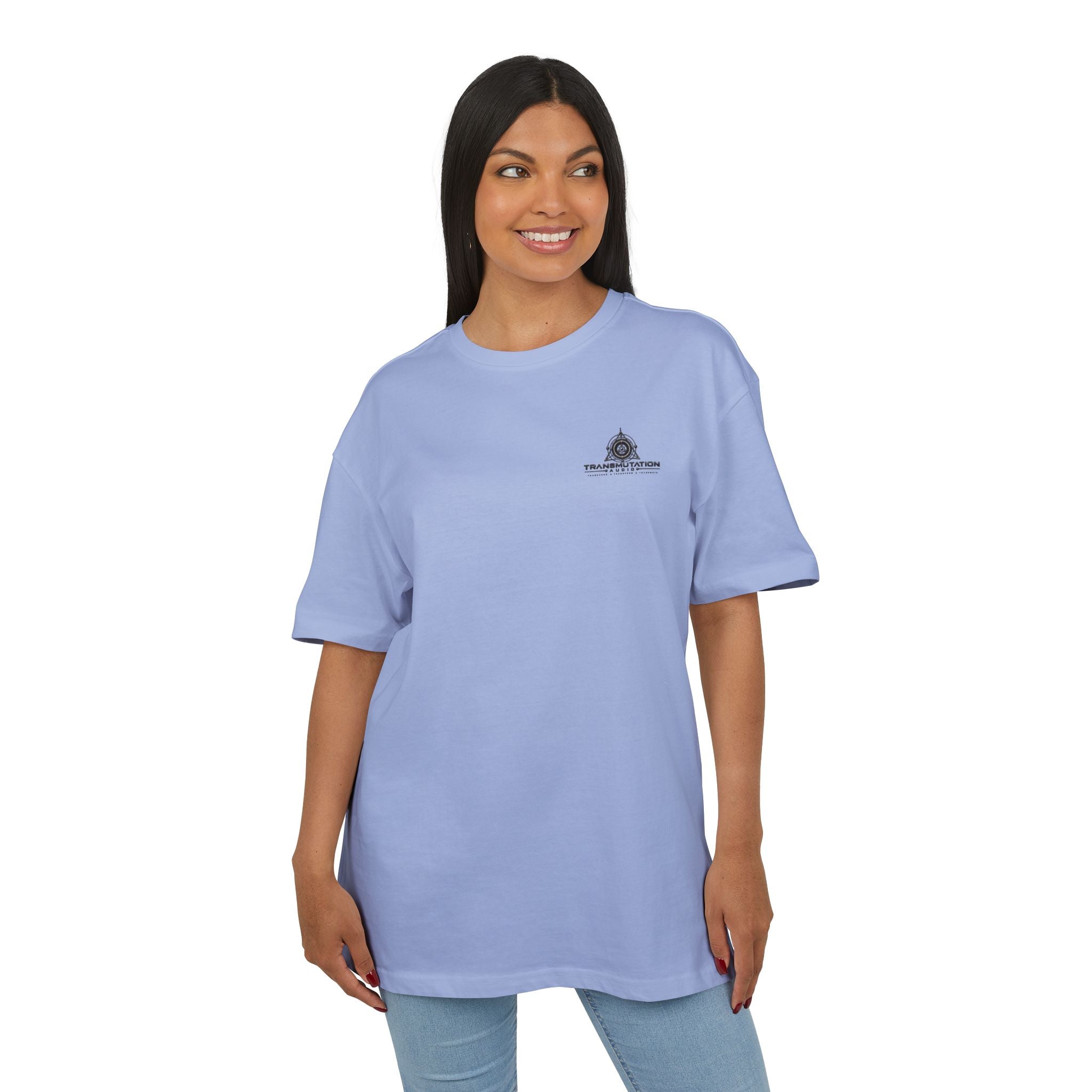 Oversized Tee — Small Chest Crest "Wilderness Explorer" Logo