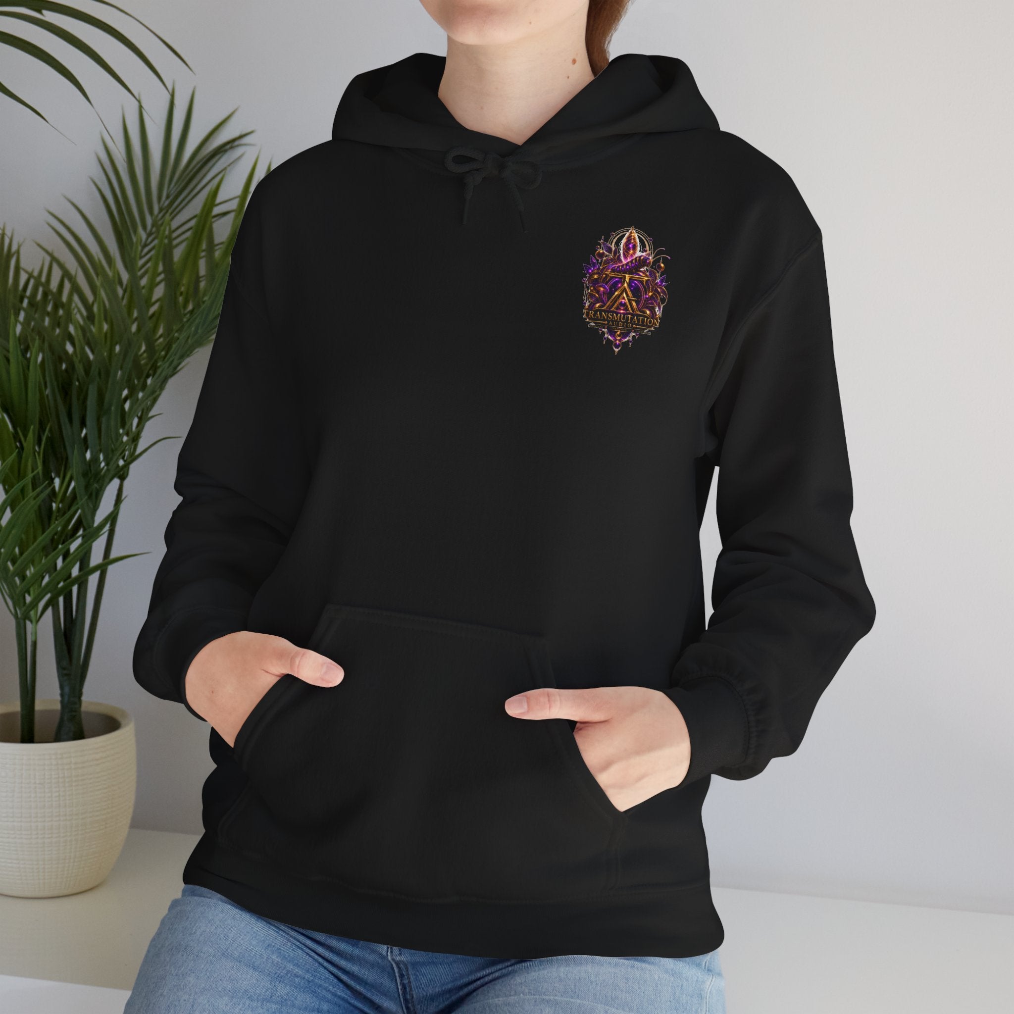 Butterfly Tranformation Hoodie — Purple Gothic Butterfly Backprint Sweatshirt