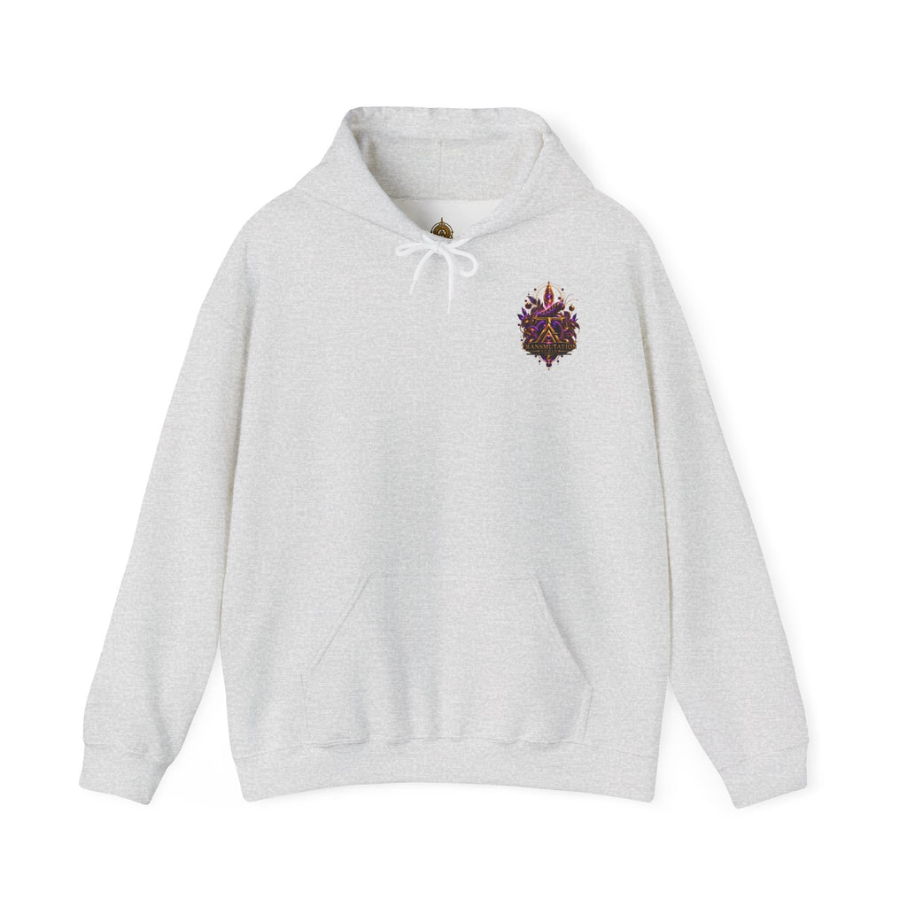 Butterfly Tranformation Hoodie — Purple Gothic Butterfly Backprint Sweatshirt