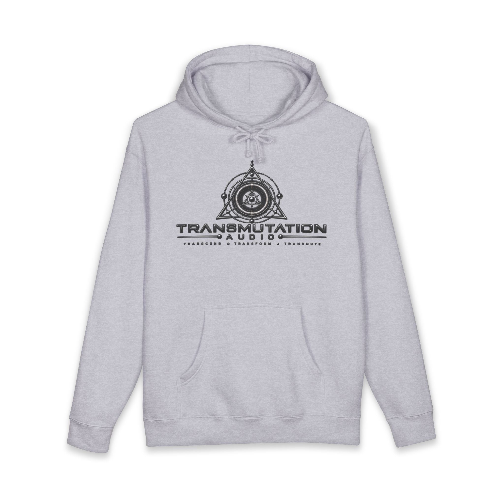 Transmutation Audio Logo Hoodie — Minimalist Music Brand Pullover