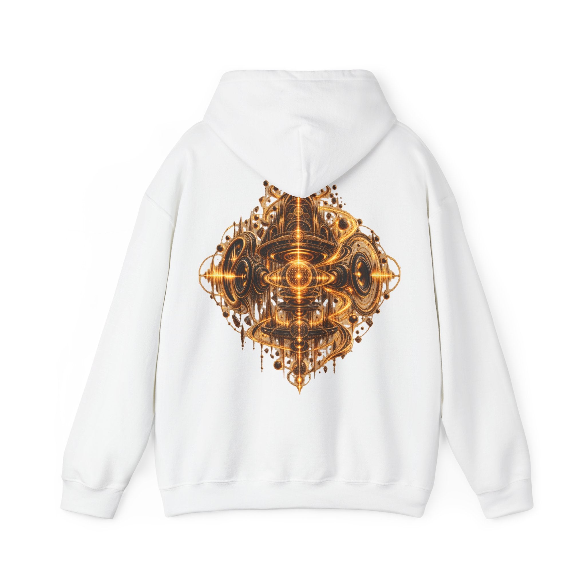 Frequency temple Hoodie geometric Sacred Art Pullover