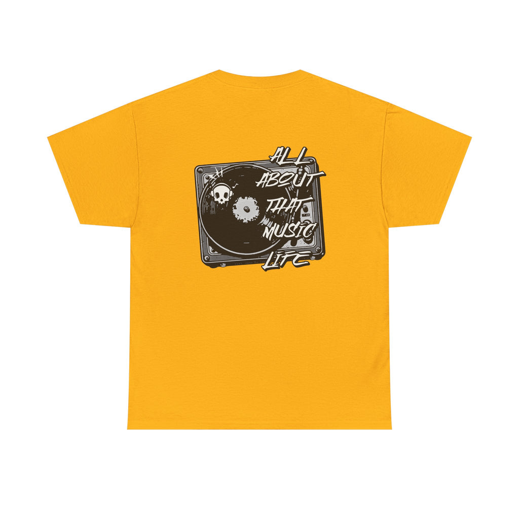 Music Life T-Shirt — "All About That Music Life" Turntable Tee