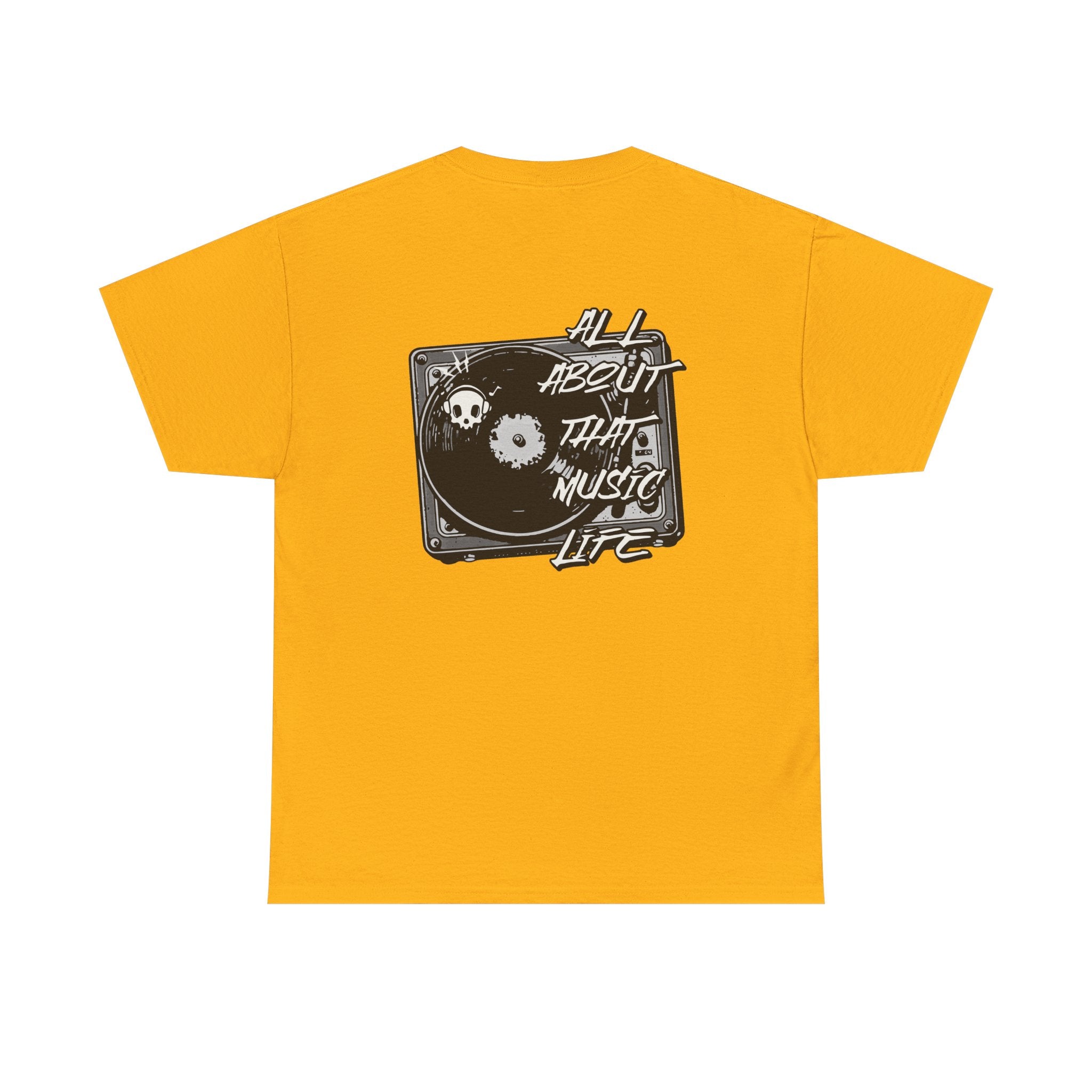 Music Life T-Shirt — "All About That Music Life" Turntable Tee