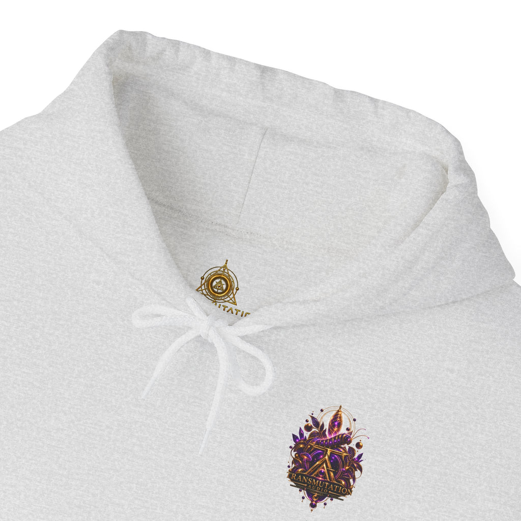 Transmutation Butterfly Hoodie — Mystical Purple Butterfly Graphic Sweatshirt