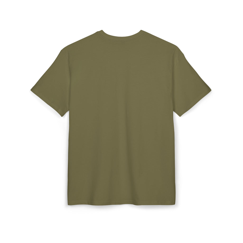 Oversized Tee — Small Chest Crest "Wilderness Explorer" Logo