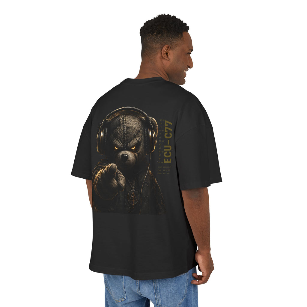 Bear DJ Graphic Tee — 'ECU-CY77' Streetwear T-Shirt